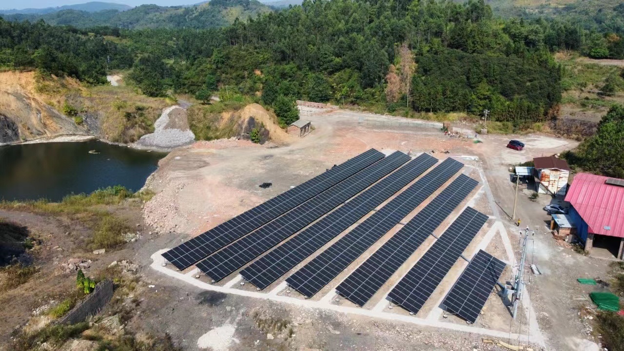 300KW solar power system project  in Yunan  has been completed in Guangxi