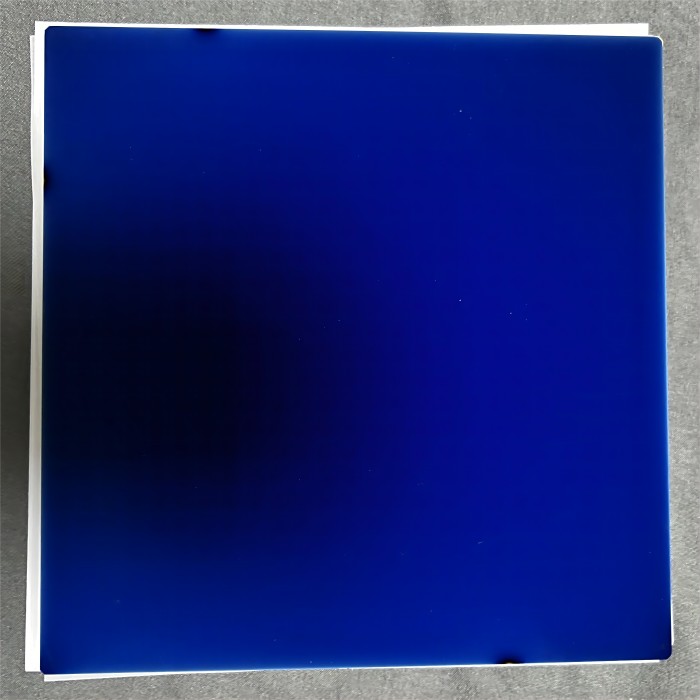 Non-metallized TOPCon blue wafer